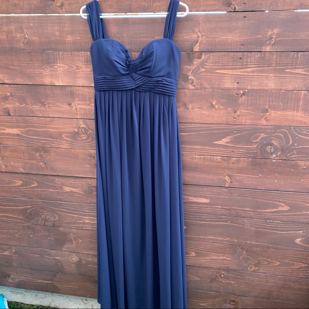 Lulu’s Blue Maxi Dress Bridesmaid